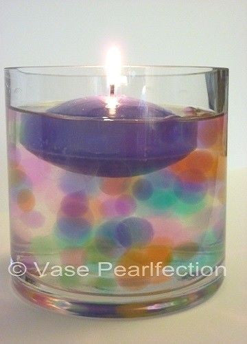 Floating Blue Translucent Gels Color Accents- Fills 1 Gallon of the Floating Gels for Your Vases